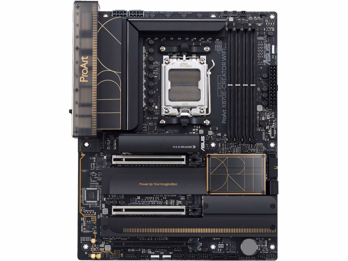 ASUS PROART X870E-CREATOR WIFI Hovedkort - AMD X870E - AMD AM5 socket - DDR5 RAM - ATX