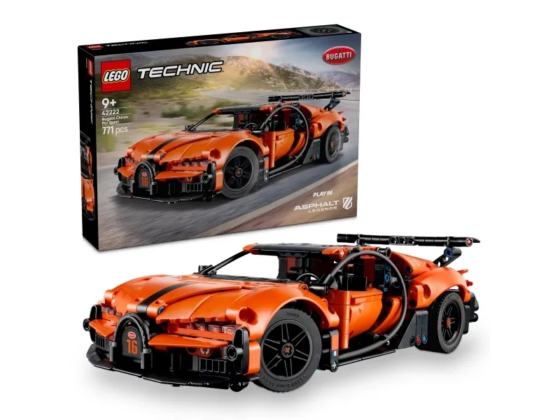 LEGO Technic 42222 Bugatti Chiron Pur Sport-hyperbil
