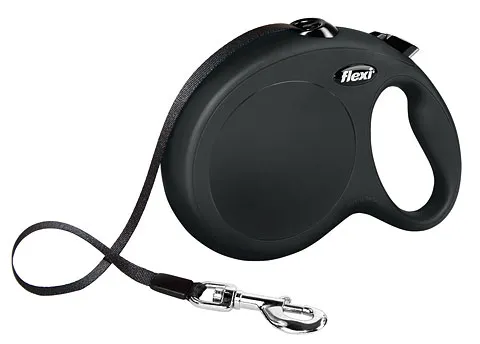Flexi New Classic L leash 8 m black 50 kg