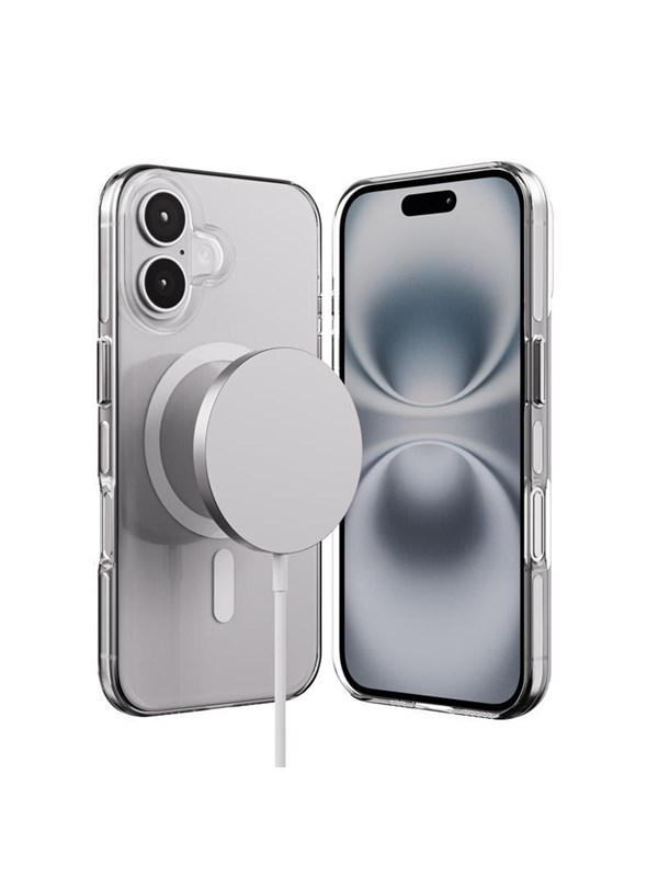 CRONG Clear MAG Pro - iPhone 16 MagSafe Case (Clear)