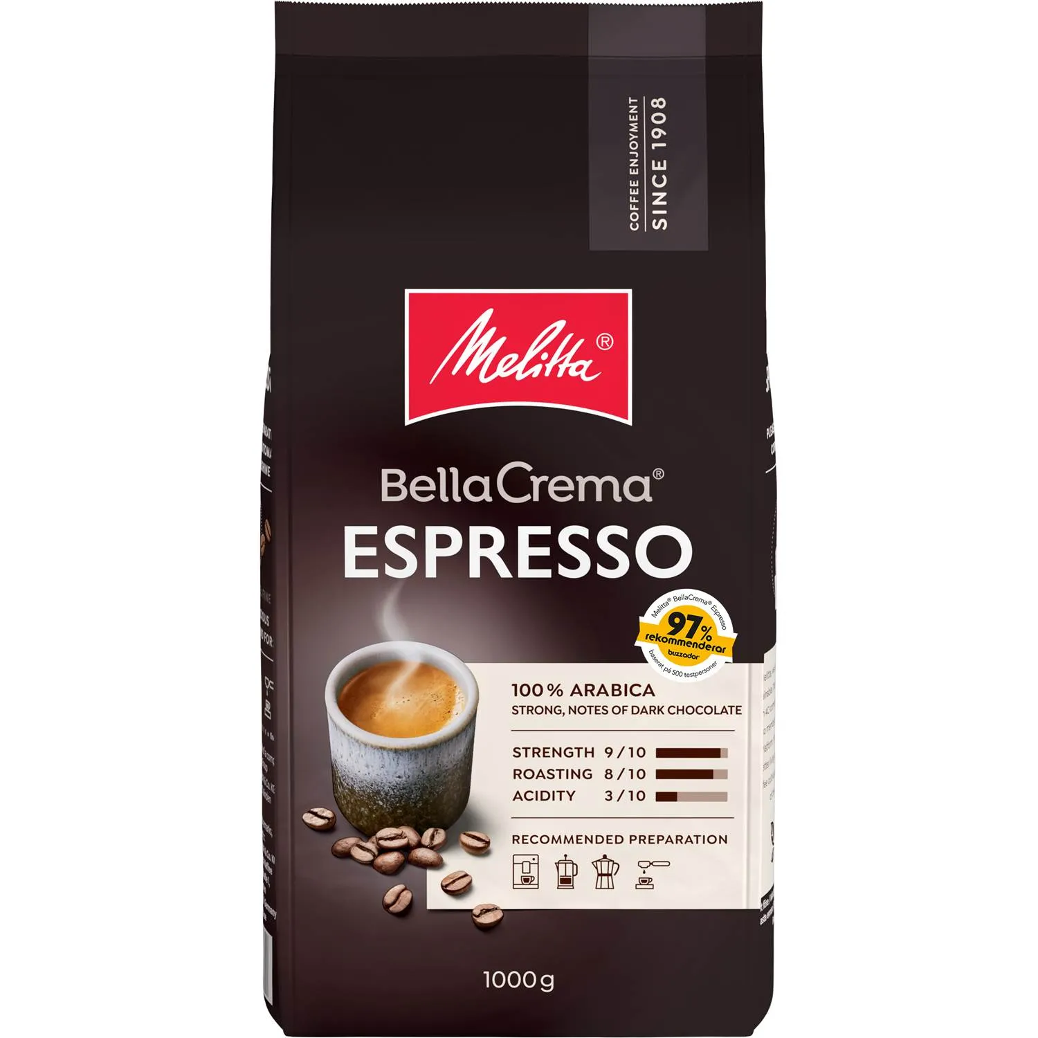 Melitta Bella Crema Espresso 1kg