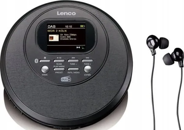 Lenco CD-500BK - Bluetooth Discman + FM/DAB+