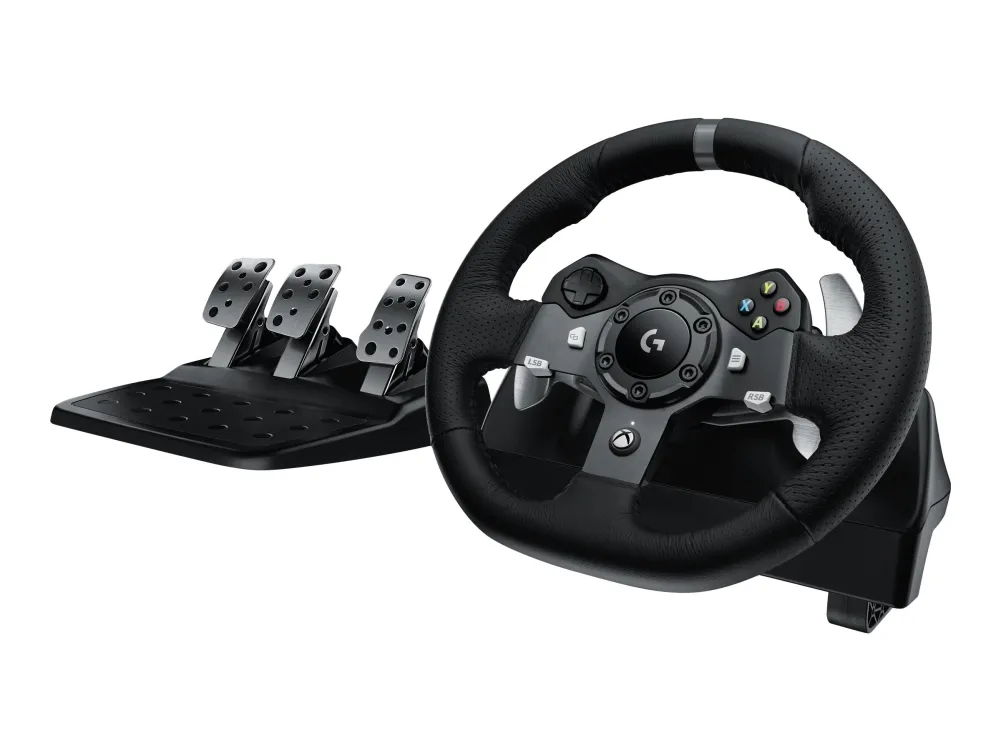 Logitech G920 Driving Force (Xbox X-S / Xbox One / PC) - Wired Steering wheel & Pedal set - Microsoft Xbox One