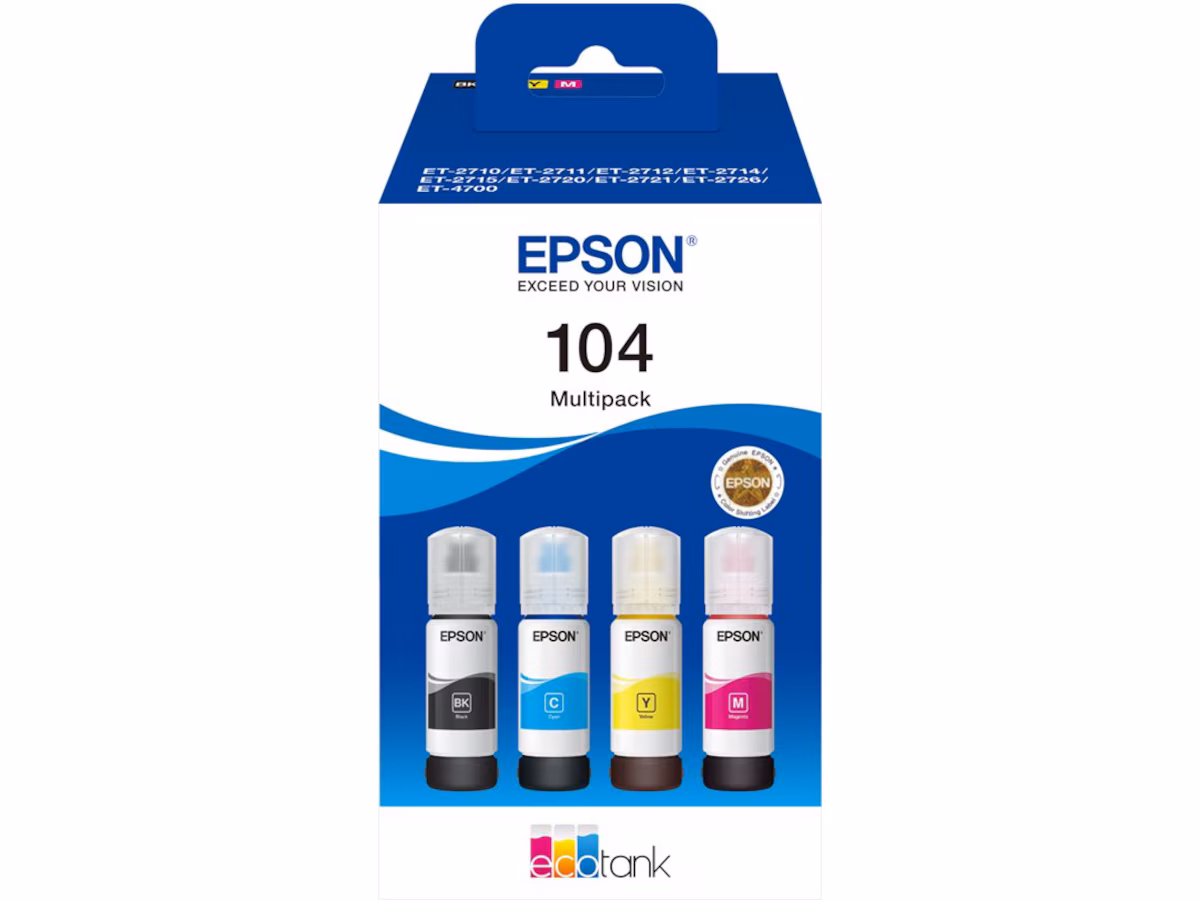 Epson Blekk 104 EcoTank Multipack