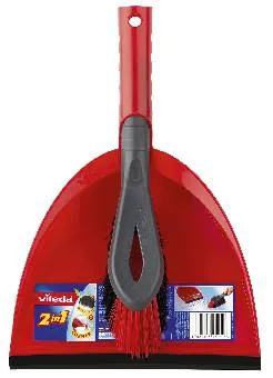 Vileda 2-in-1 Short Hand Brush Set