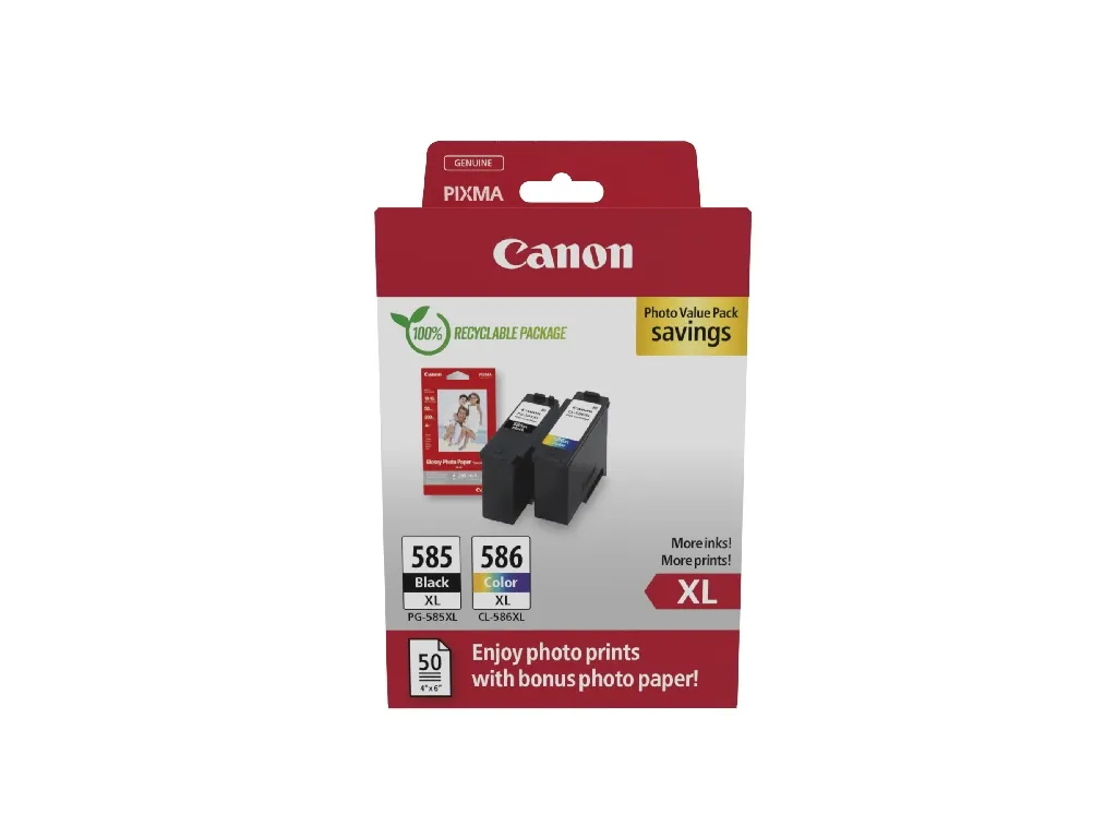 Canon PG 585XL/CL-586XL / 6204C005 Photo Value Pack