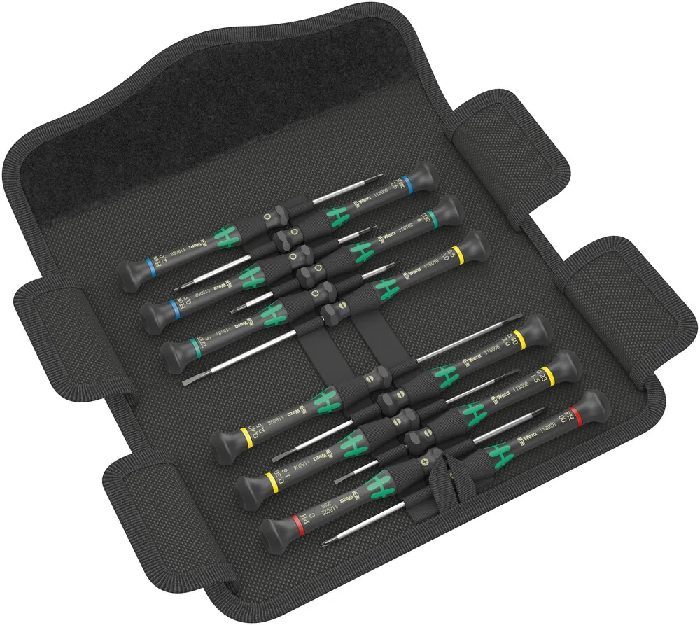 Wera Kraftform micro-set/12 sb 1 screwdriver set for electronic applications 12 pieces