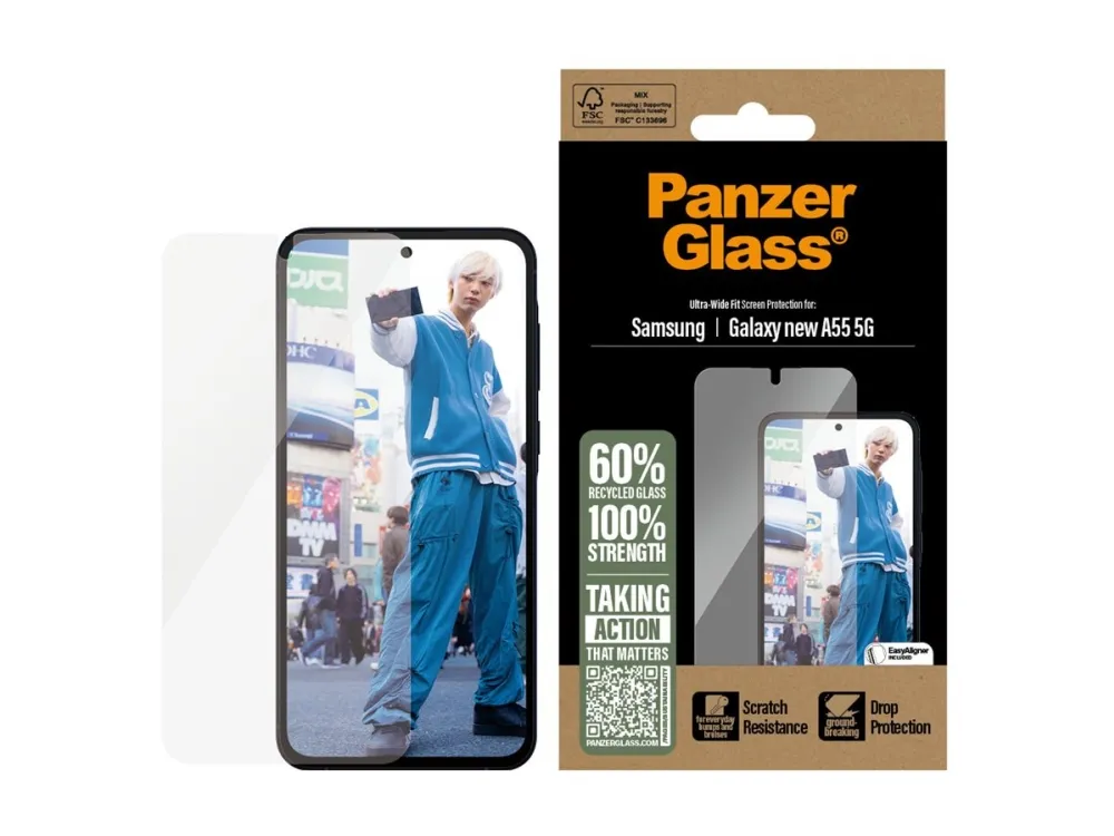 PanzerGlass Screen Protector Samsung Galaxy A56 5G | Ultra-Wide Fit
