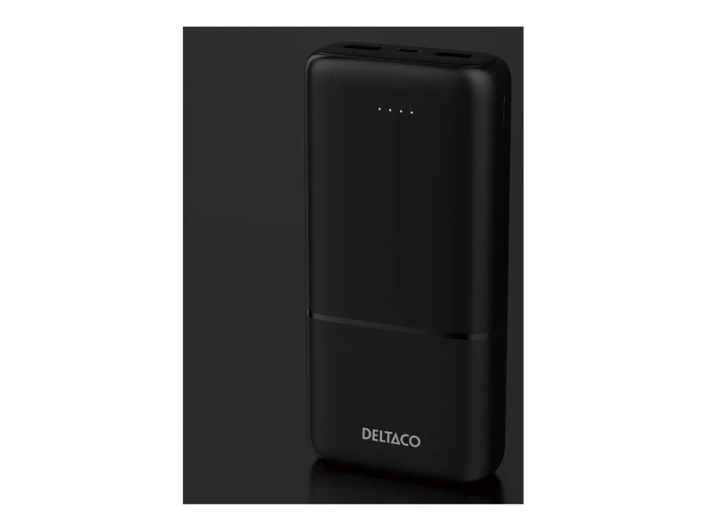 Deltaco PB-C1008 Nødlader - Svart - 20000 mAh