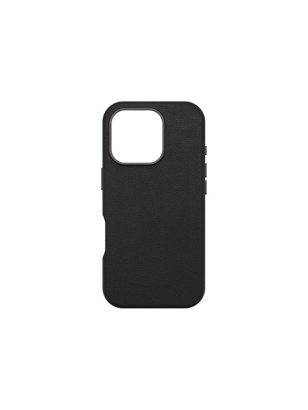 OtterBox Symmetry Cactus Leather Apple iPhone 16 Pro Noir Ash - black