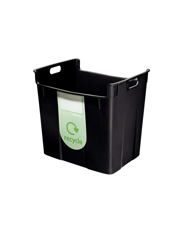 Leitz Papirkurv  Basko 40 liter Sort