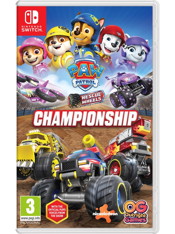 Paw Patrol Rescue Wheels: Championship - Nintendo Switch - Racing