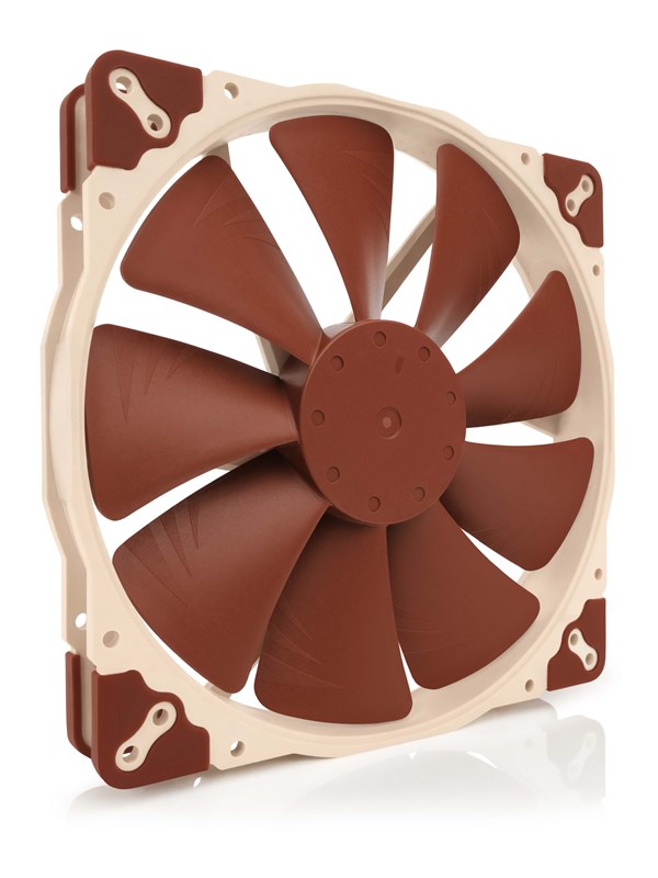 Noctua NF-A20 PWM - Kabinettvifte - 200mm - Brun - 18 dBA