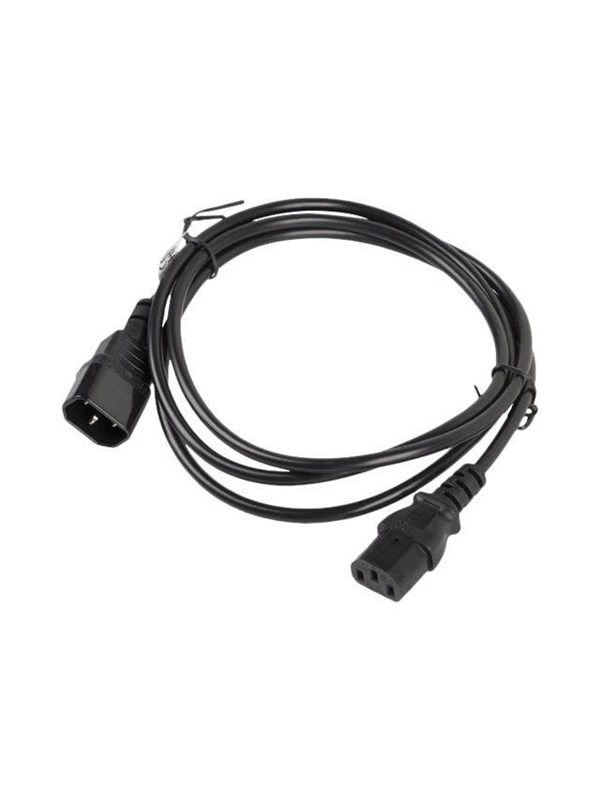 Lanberg - power extension cable - power IEC 60320 C13 to IEC 60320 C14 - 1.8 m
