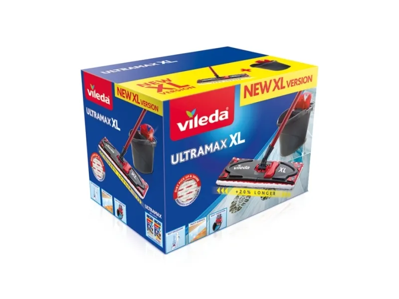 Vileda Ultramax XL BOX set - flat mop + bucket
