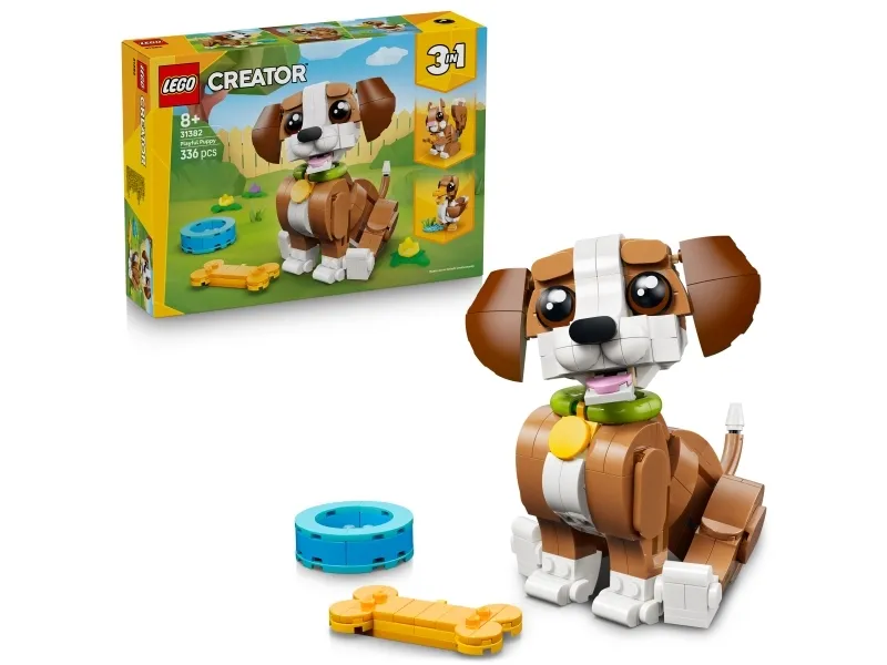 LEGO Creator 31382 Søte dyr: lekelysten valp