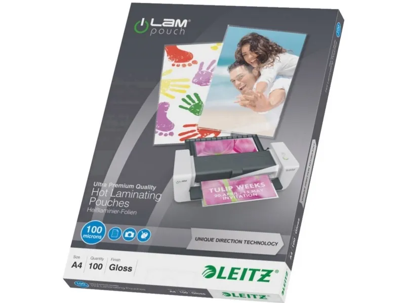 Leitz Lamineringslomme A4 UDT 100my Pakke/100