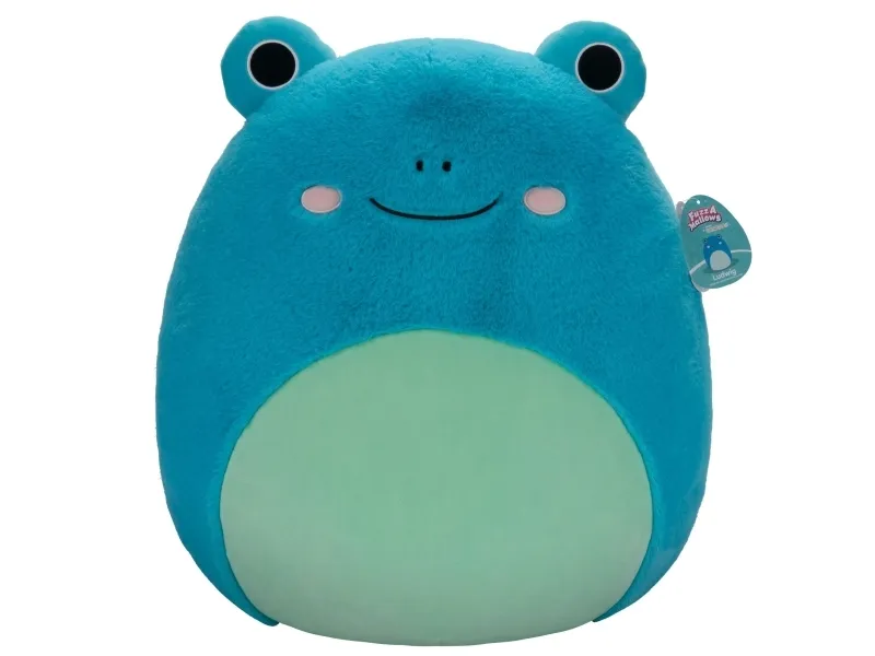 Squishmallows PLYSJ - SQUISHMALLOWS 50 CM P19 -  FUZZ A MALLOWS - FROSKEN LUDWIG