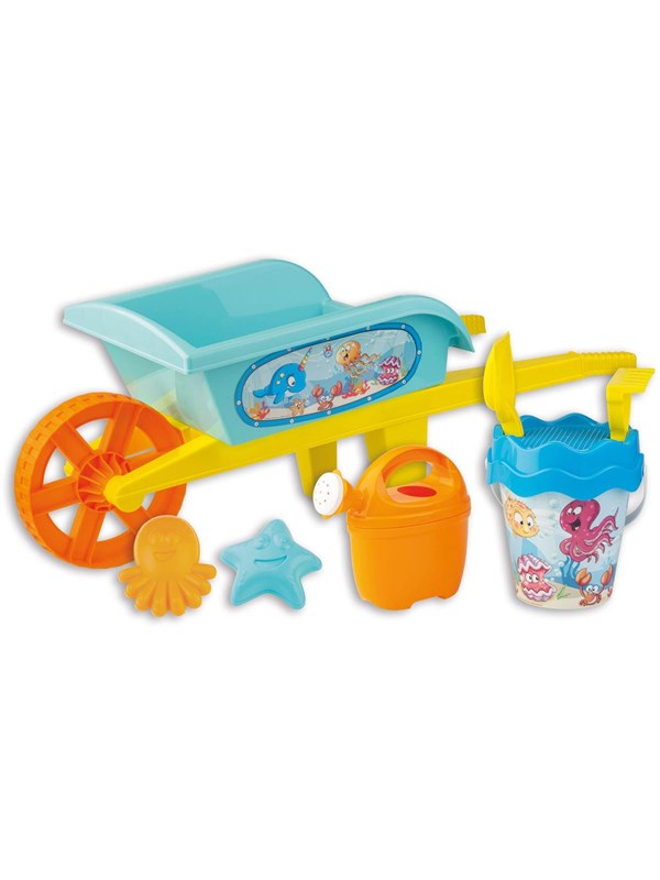 Androni Wheelbarrow with Bucket Set Underwater World 8 pc