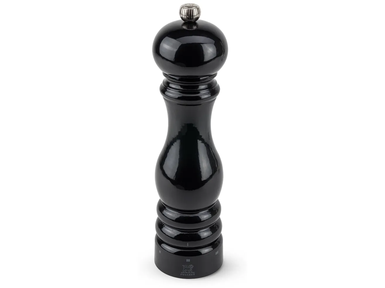 Peugeot Paris pepper grinder U'Select Wood Black lacquered 22cm