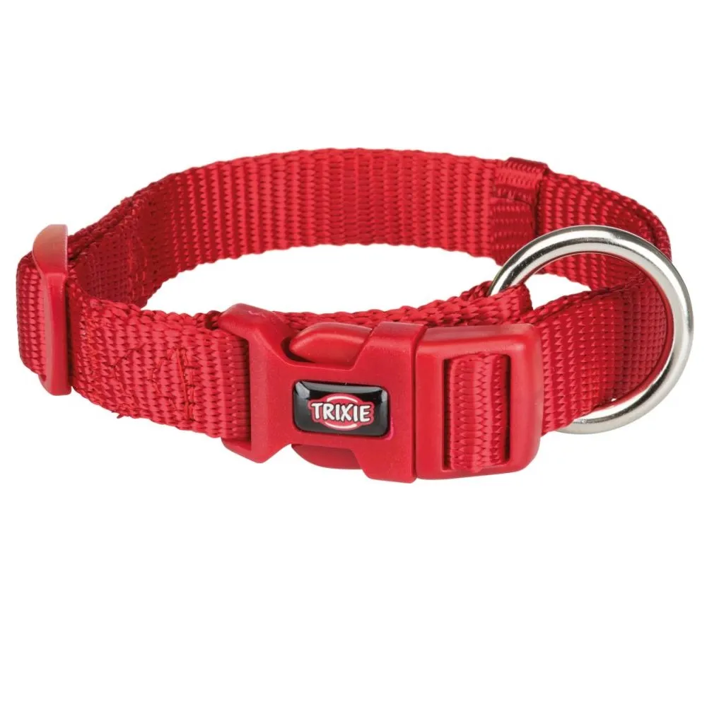 Trixie Premium Collar Red M-L 35-55cm/20mm