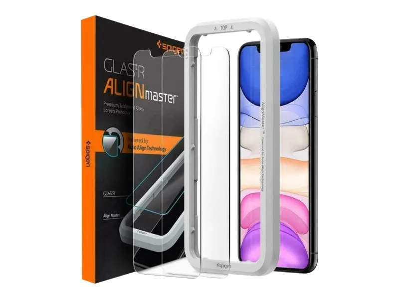 Spigen Align Glas.tR 2 pack - iPhone 11/XR