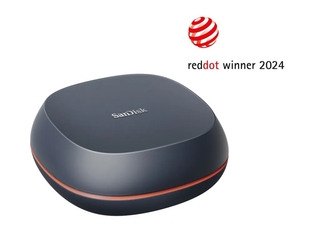 SANDISK Desk Drive SSD - 4TB - Grå - Ekstern SSD - USB 3.2 Gen 2