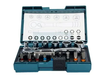 Makita screwdriver bit and ratchet set - 21 pieces