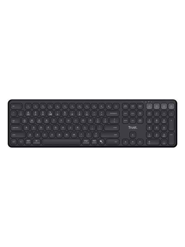 Trust VAIYA MULTIDEVICE WIRLS KEYBOARD ND - Tastatur - Nordisk - Svart