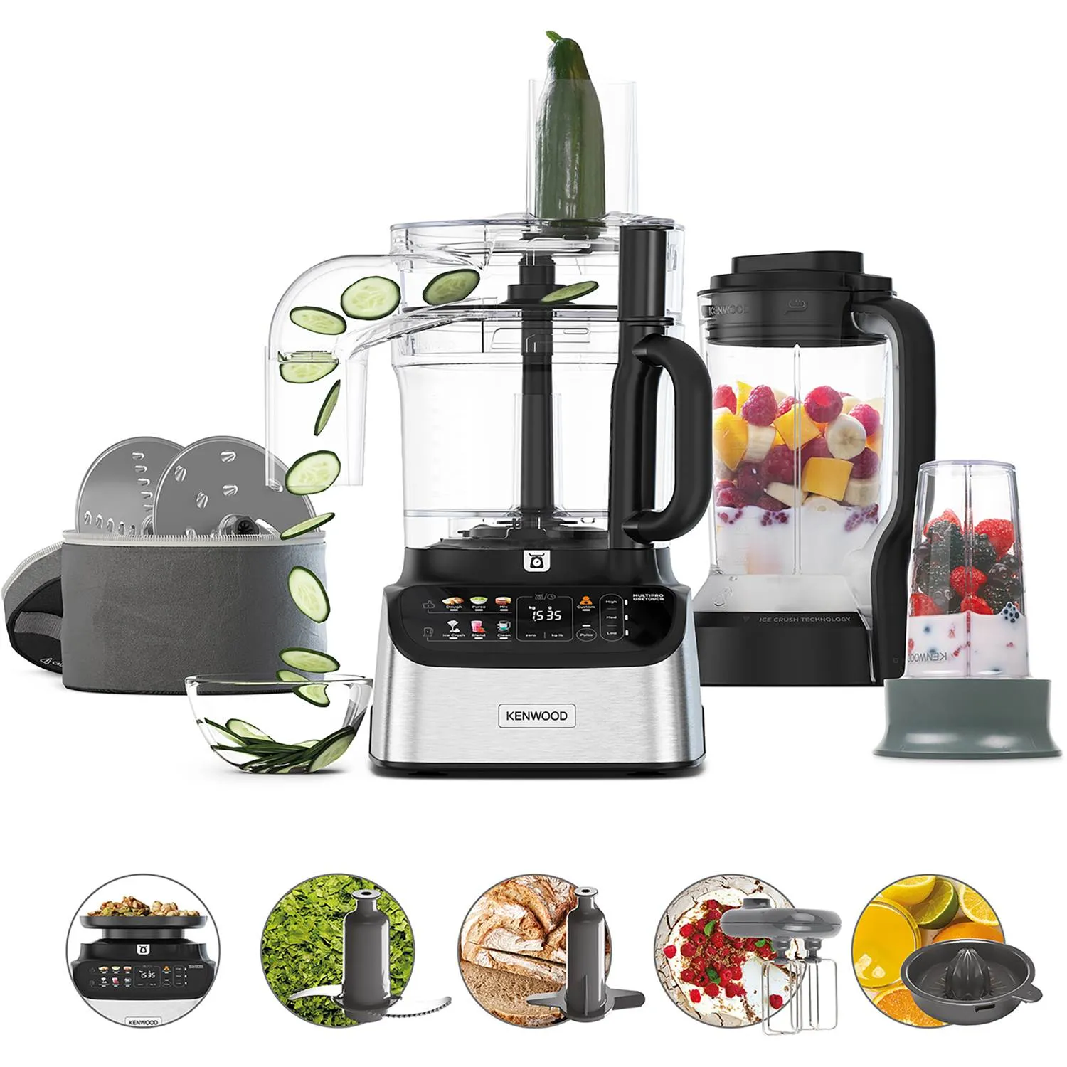 Kenwood Foodprosessor FDM73.850SS food processor