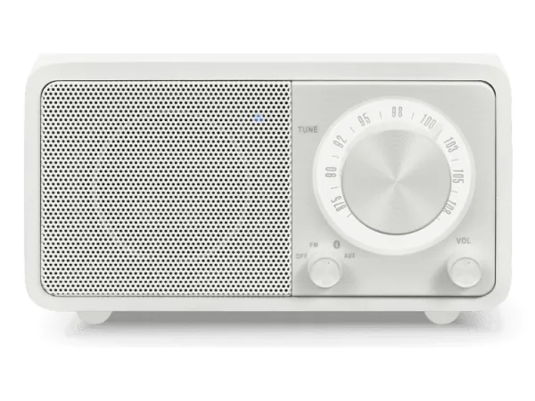 Sangean Genuine Mini WR-7 FM Radio Matt White - FM
