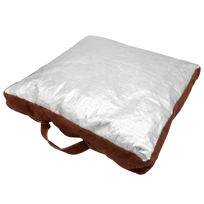 WLDPRO Sveisepute 50x50x8 cm med BRUN okselær på én side og PFR Rayon på den andre