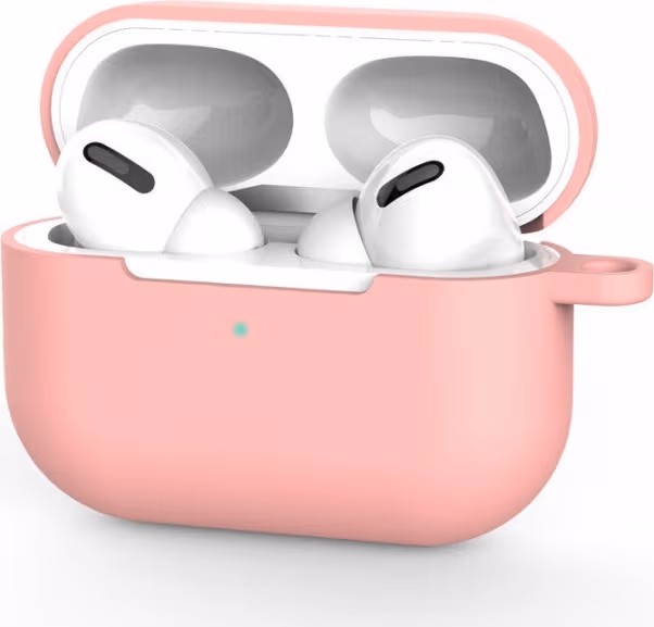 Beskyttelsesveske i silikon til Apple Airpods Pro, Rosa