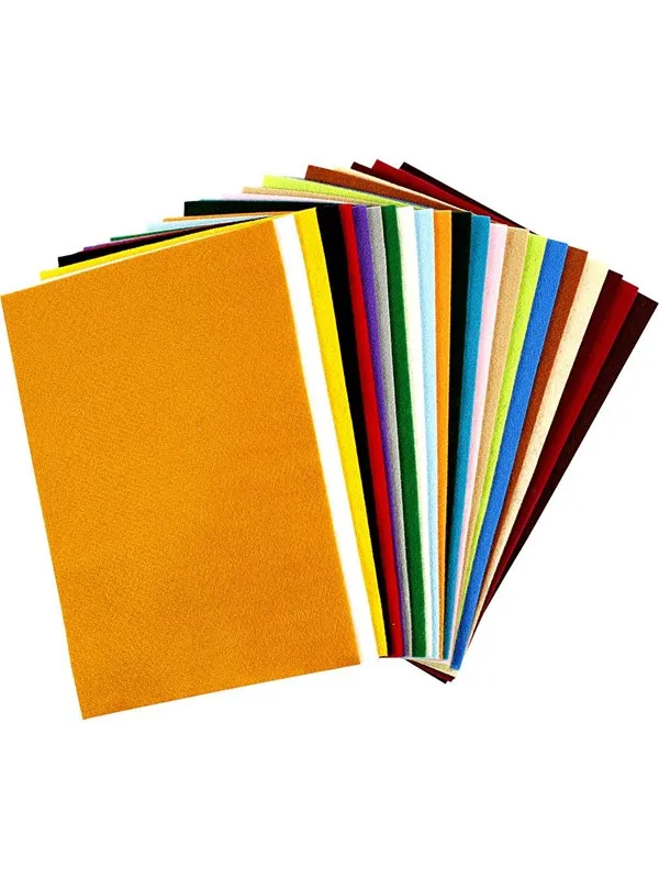 Creativ Company Hobby Felt Assorted Colors 24 Sheets