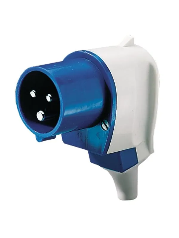 Mennekes Angled plug 16a3p6h230v ip44