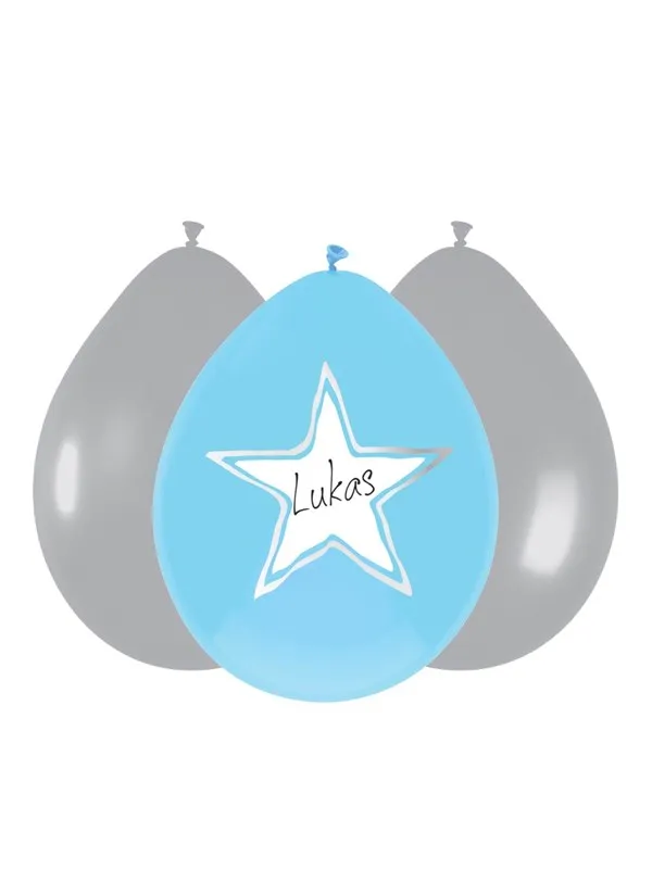 Haza Witbaard Balloons Baby Boy 6pcs.