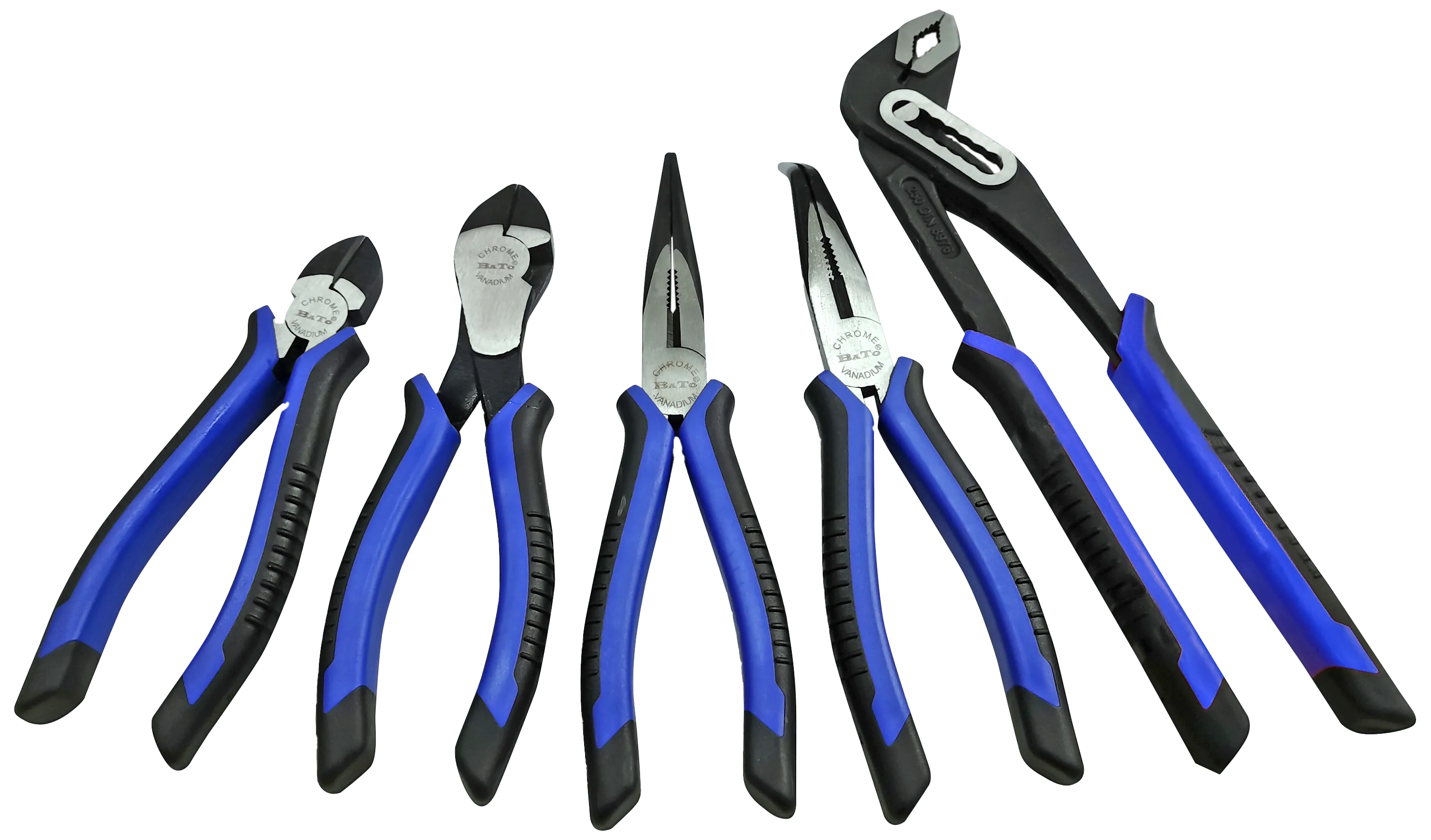 Bato Basic tangsett softgrip, 5 stk