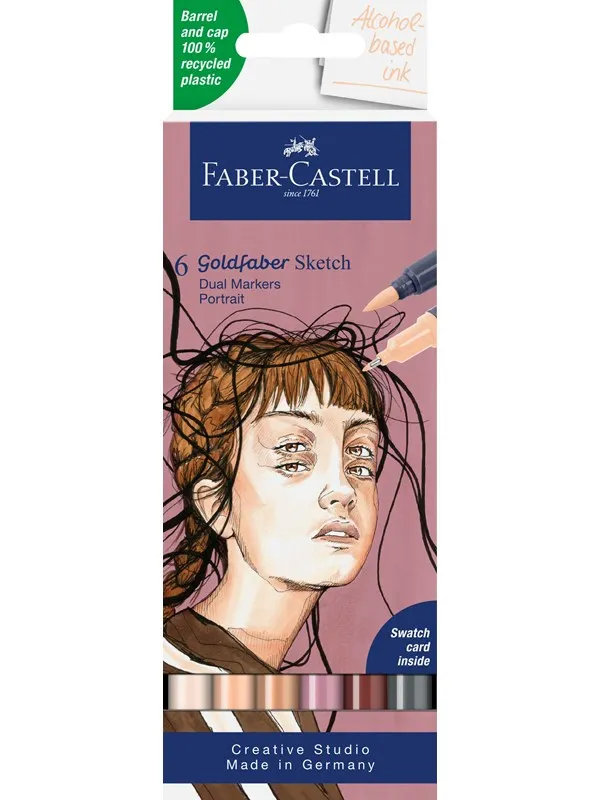 Faber-Castell Sketch Marker Gofa 6ct set Portrait