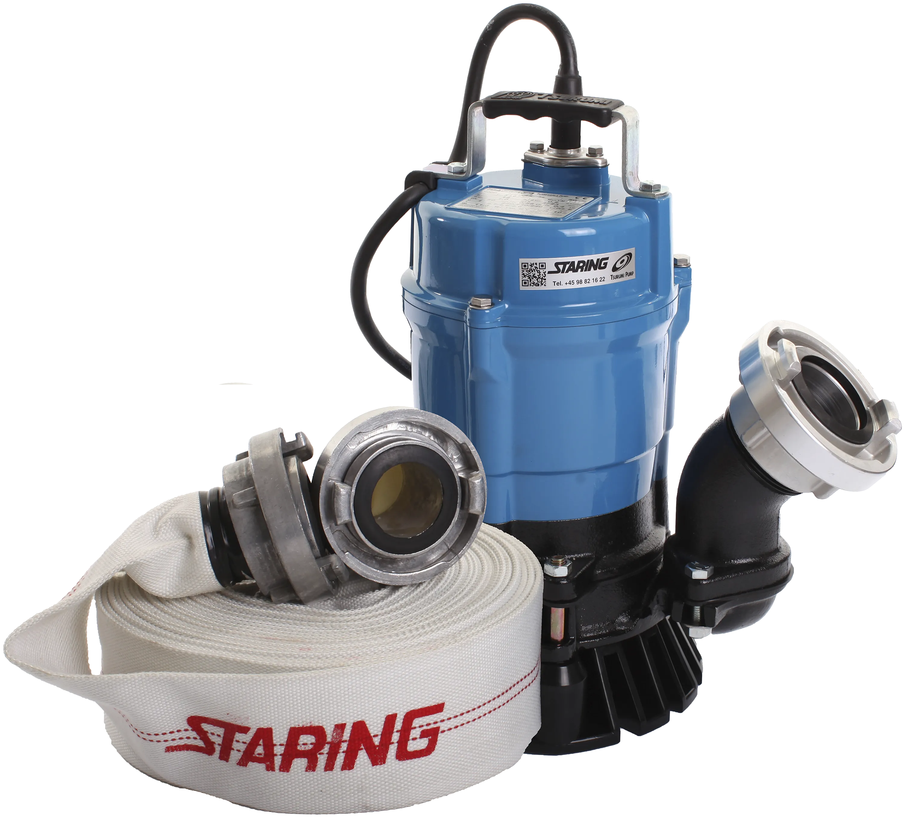 Entreprenørpumpe HS2.4S 2" 230V med 15m slange
