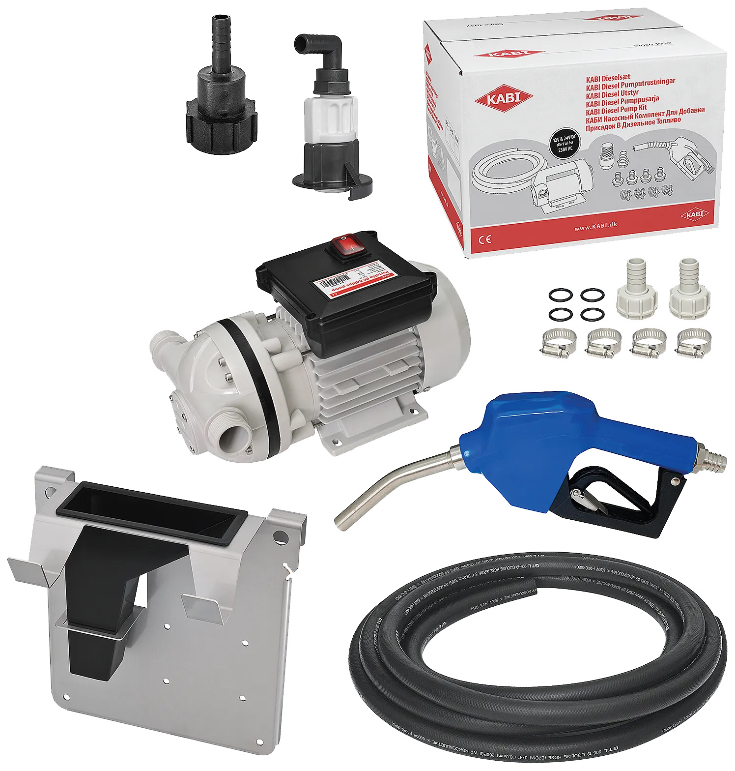 Kabi el-pumpesæt f/AdBlue 230V aut. pistol t/IBC