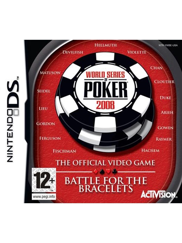 World Series of Poker 2008: Battle for the Bracelets - Nintendo DS - Kort