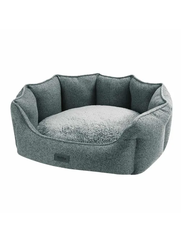 Nobby Komfort seng oval ANDA  55 x 50 x 21 cm Grå