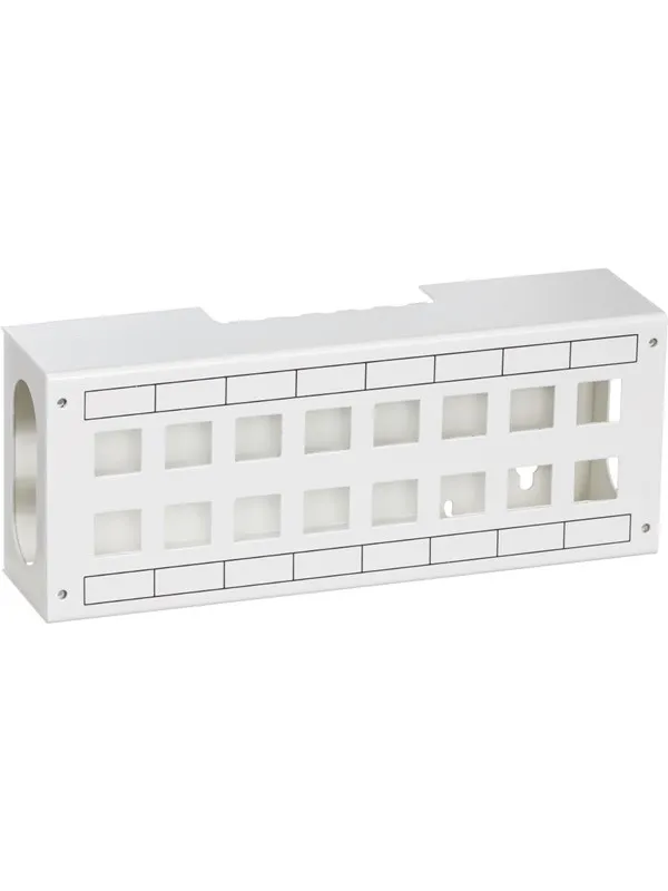 LK Actassi 19'' data outlet patchboks 16 x rj45 bdh=250x60x100