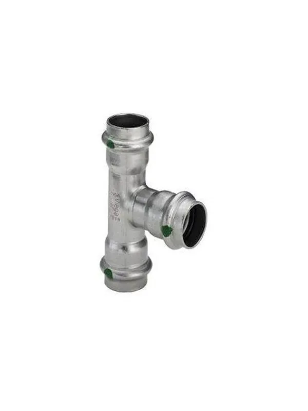 Viega Sanpress Inox T-piece 54 x 28 x 54 mm stainless steel