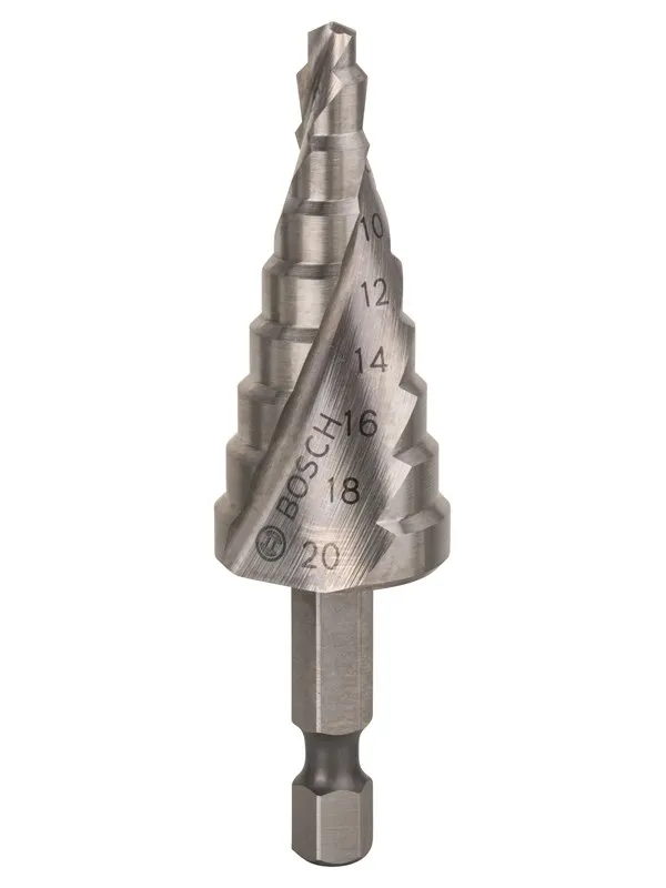 Bosch Trinnbor HSS 4 - 20 mm, 1/4", 70,5 mm
