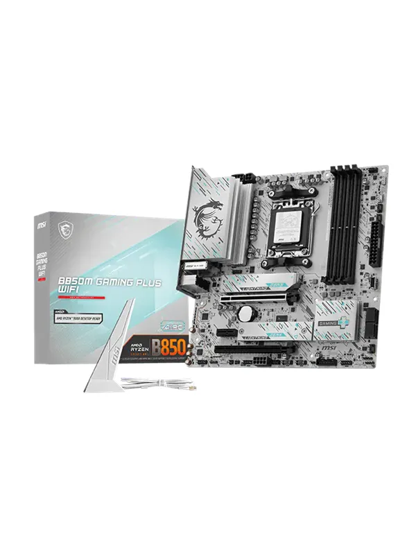 MSI B850M GAMING PLUS WIFI Hovedkort - AMD B850 - AMD AM5 socket - DDR5 RAM - Micro-ATX