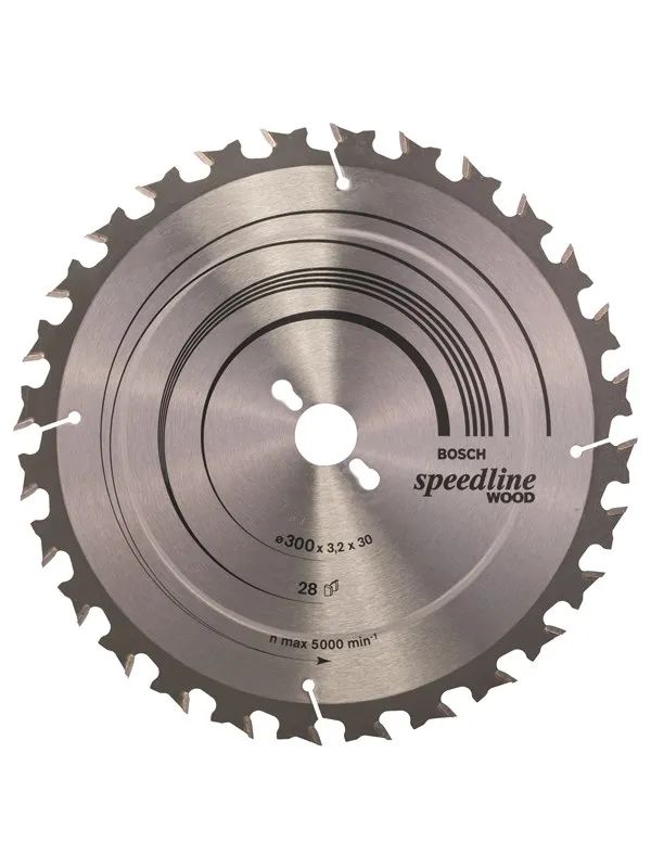 Bosch Sirkelsagblad Speedline Wood 300 x 30 x 3,2 mm, 28