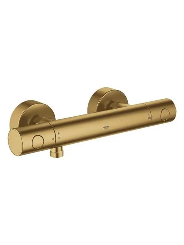Grohe Grohtherm 1000 Cosmopolitan M Thermostatic shower mixer Brushed Cool Sunrise