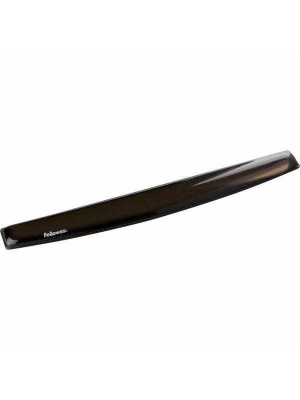 Fellowes Crystal™ Gel Keyboard Wrist Rest Black