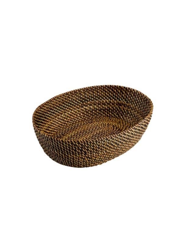 Pillivuyt Bread basket oval 29.5 x 23 cm Light/Dark brown Nito wicker